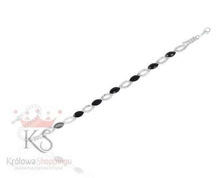 Bransoleta cyrkoniowe łezki