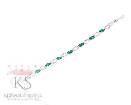 Bransoleta cyrkoniowe łezki