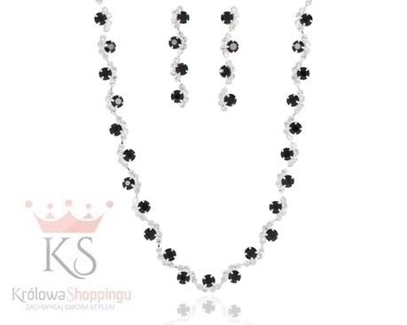 Komplet z długimi kolczykami / kolory