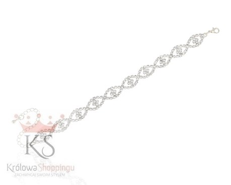 Bransoleta cyrkoniowa w łezki