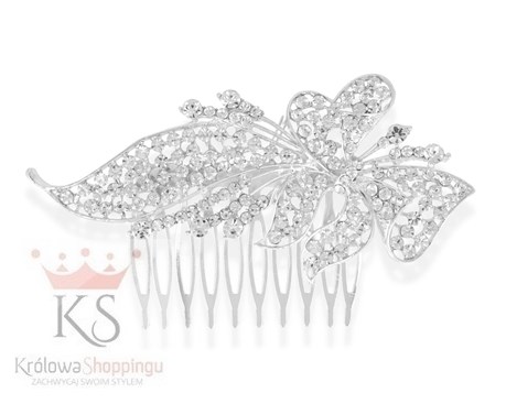 Grzebień z cyrkoniami duży