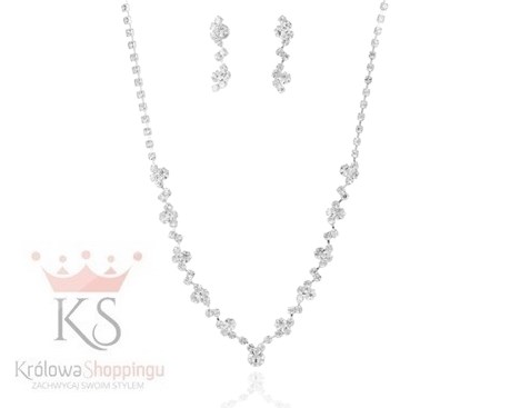 Komplet naszyjnik z kolczykami