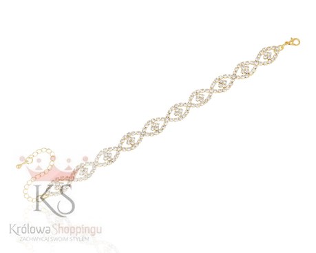 Bransoleta cyrkoniowa w łezki