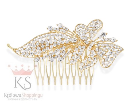 Grzebień z cyrkoniami duży