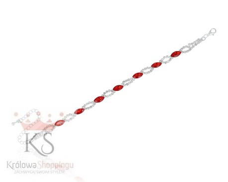 Bransoleta cyrkoniowe łezki