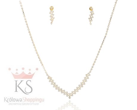 Komplet delikatny szpic