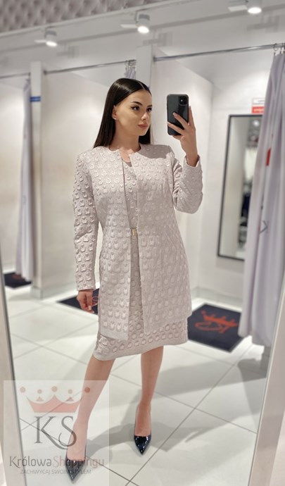 Płaszczyk połysk krople róż