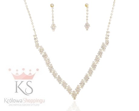 Komplet cyrkonie szpic