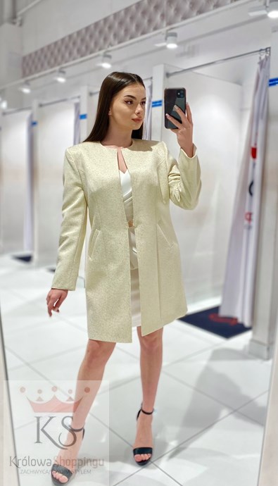 Płaszczyk połysk złoto