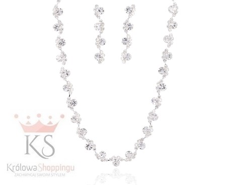 Komplet z długimi kolczykami / kolory