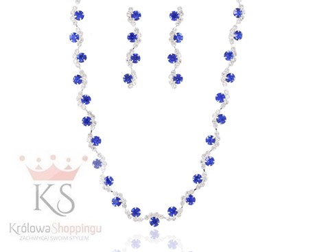 Komplet z długimi kolczykami / kolory