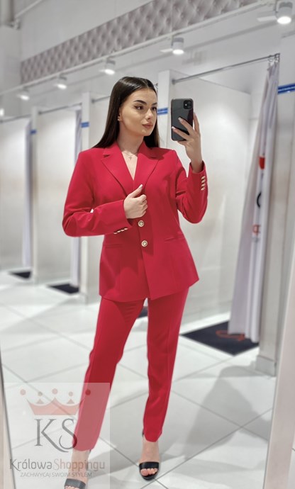 Garnitur damski malina