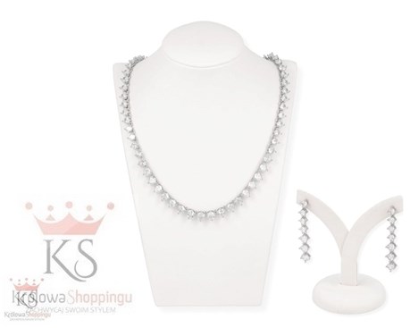 Komplet obroża oczka