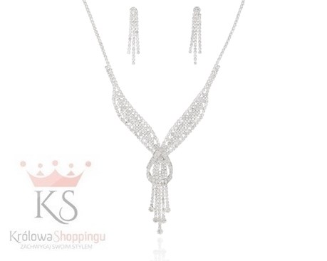 Komplet cyrkonie przełożony