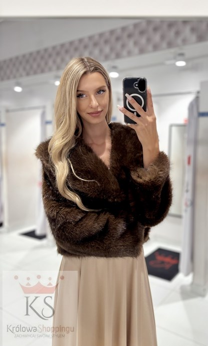 Futerko kołnierzyk czekolada