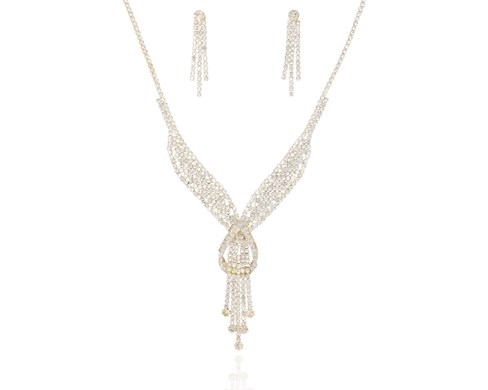 Komplet cyrkonie przełożony