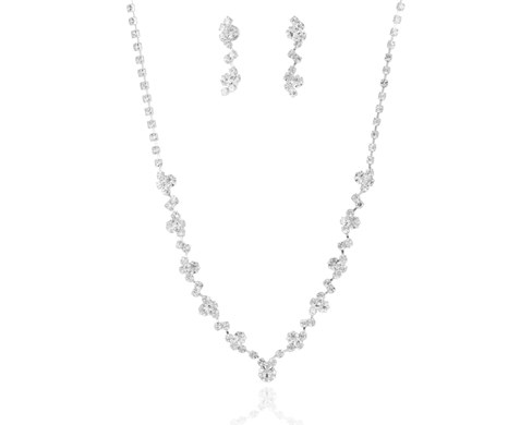 Komplet naszyjnik z kolczykami