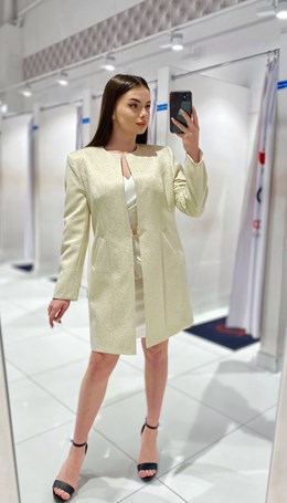 Płaszczyk połysk złoto