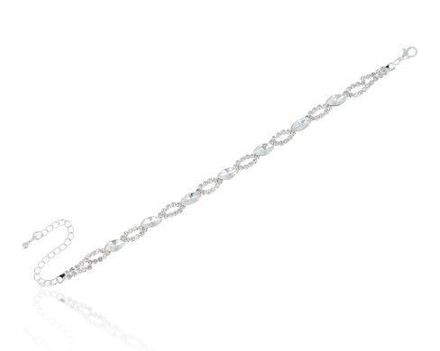 Bransoleta cyrkoniowe łezki