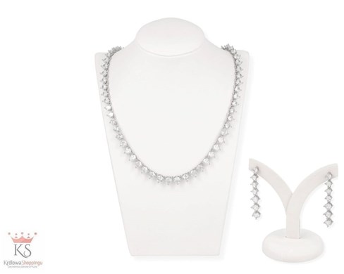 Komplet obroża oczka