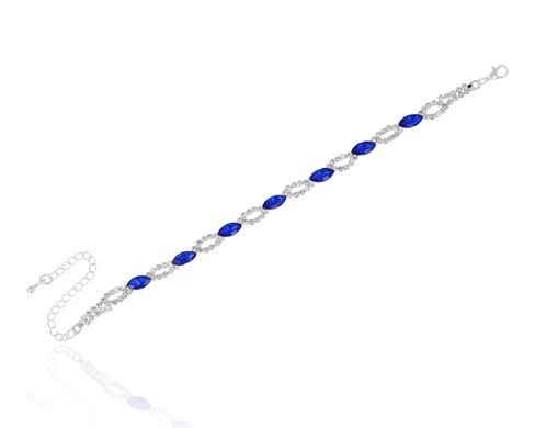 Bransoleta cyrkoniowe łezki