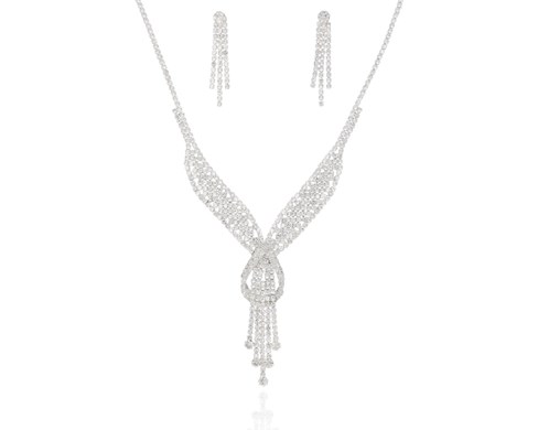 Komplet cyrkonie przełożony